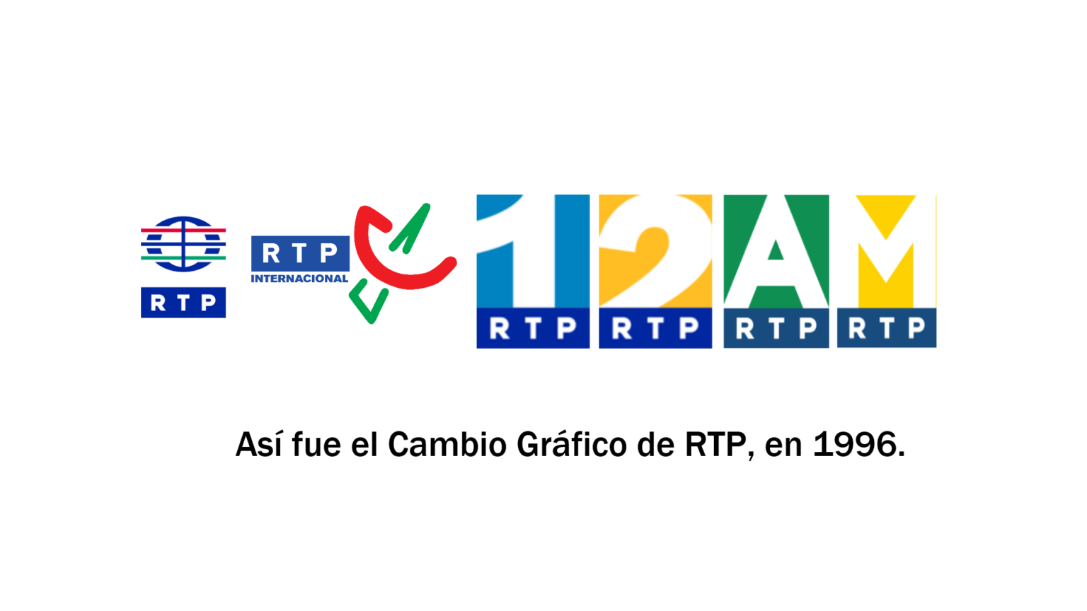 Así fue el Cambio Gráfico de RTP, en 1996