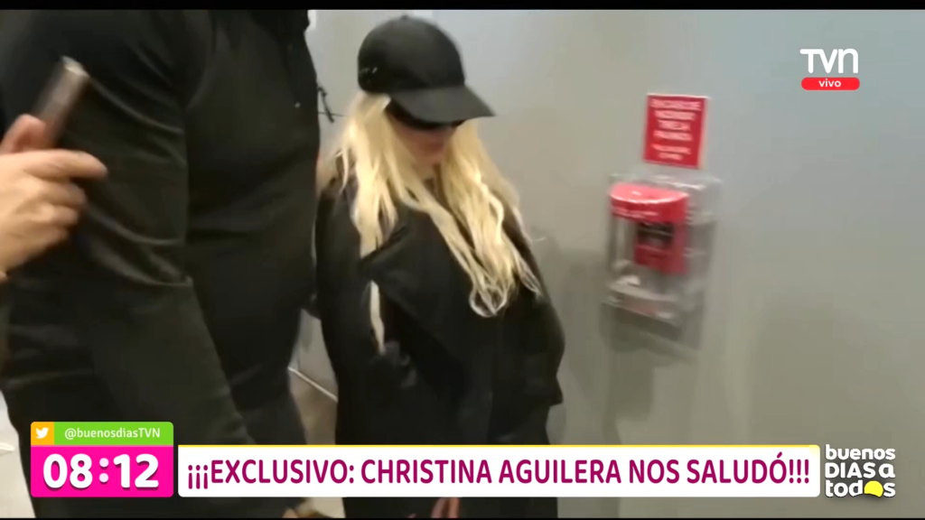 Welcome to Chile: Christina Aguilera ya está en suelo nacional para actuar en el Festival