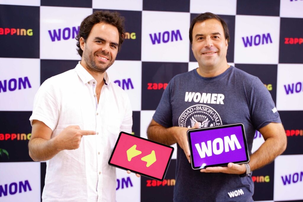 WOM y Zapping se unen para entregar un renovado servicio de TV por Internet