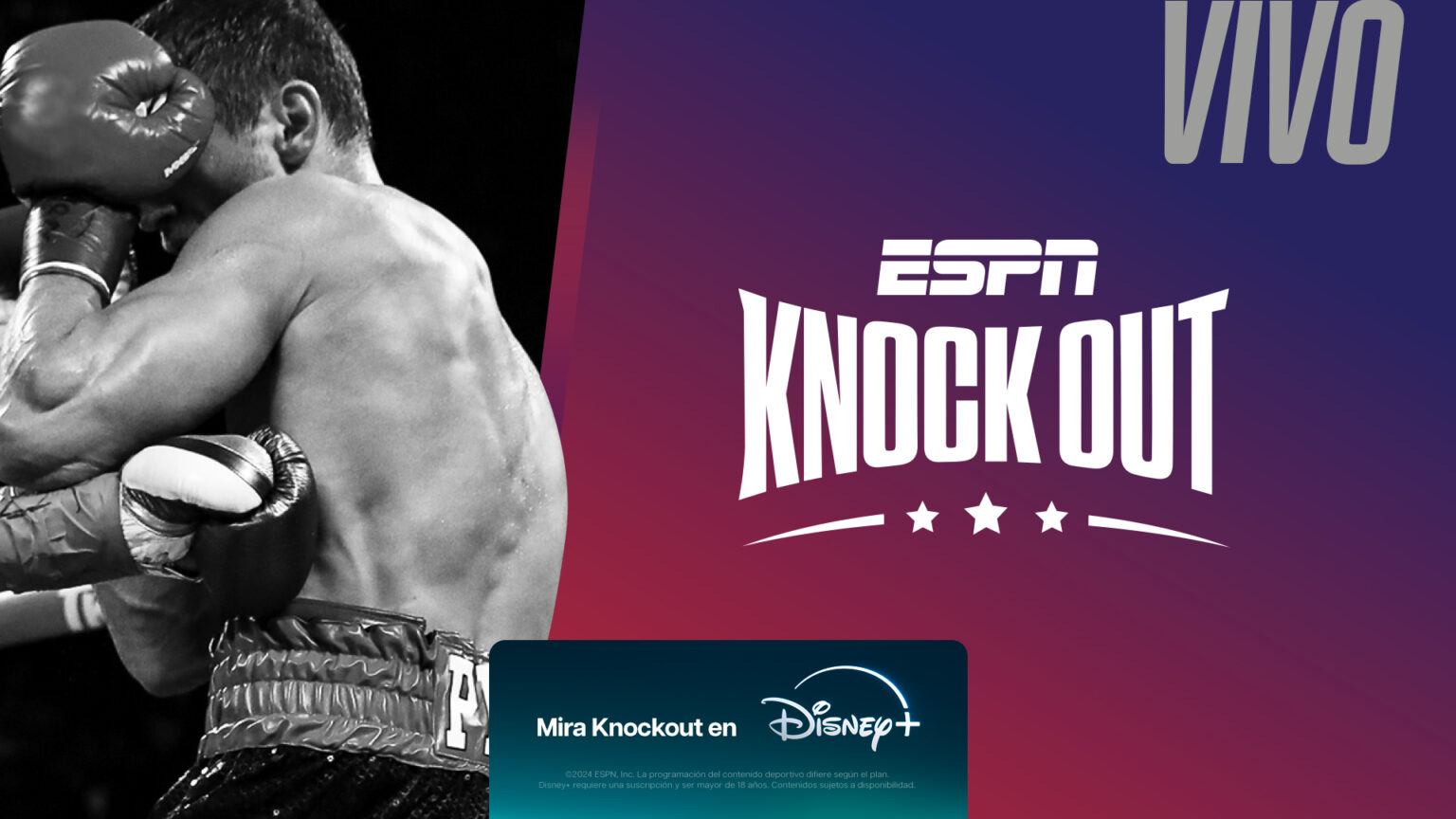 ESPN Knockout trae a Disney+ dos atractivas carteleras desde México e Inglaterra