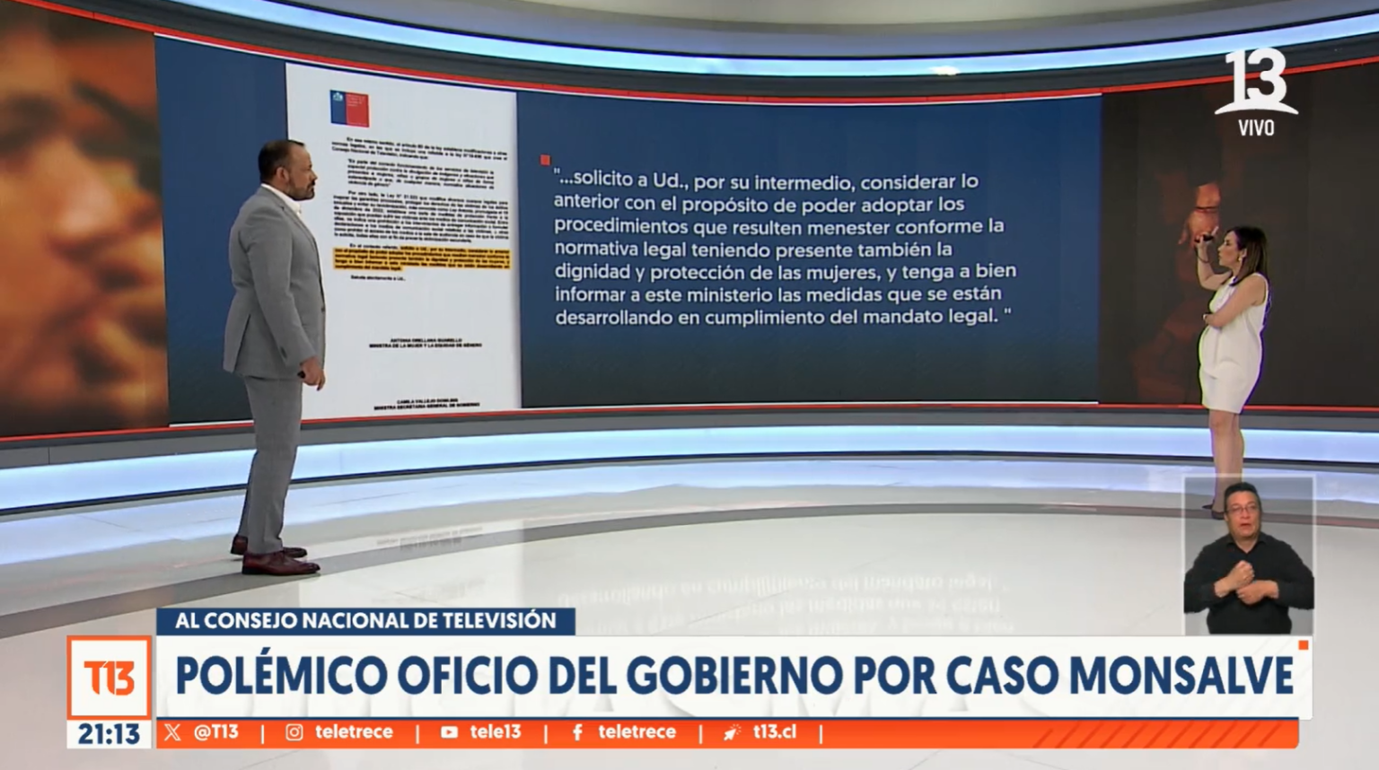 Canal 13 reclama por “libertad de prensa” tras críticas por cobertura al Caso Monsalve, pero olvida su propio historial