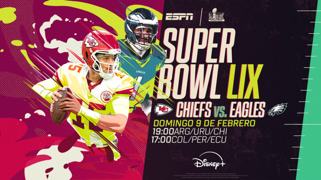 Superbowl LIX por Disney+