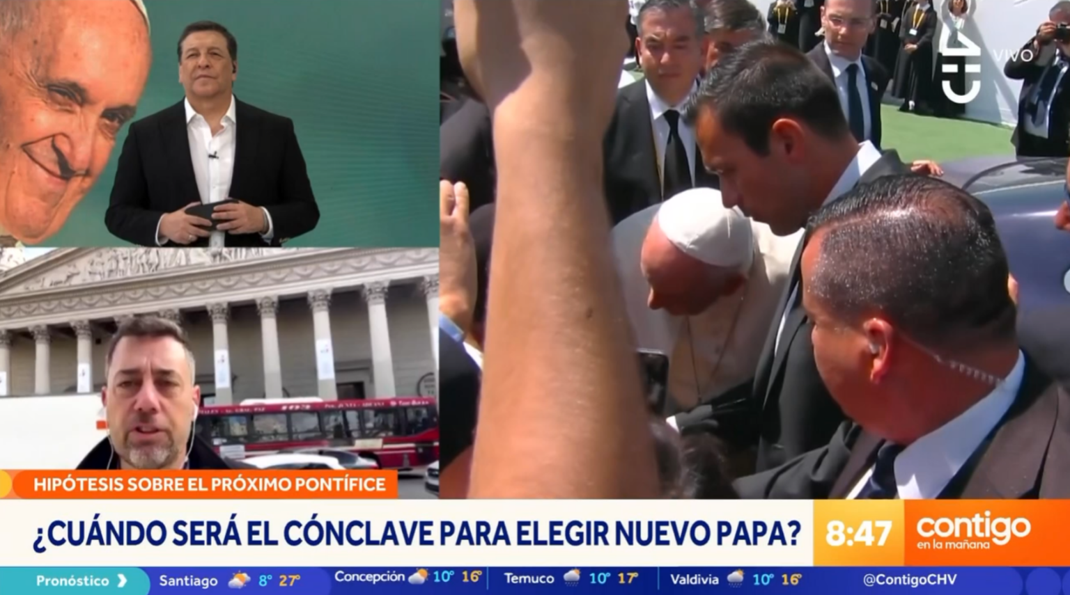 “Contigo en la Mañana” lidera sintonía con cobertura del fallecimiento del Papa Francisco Contigo en la Mañana