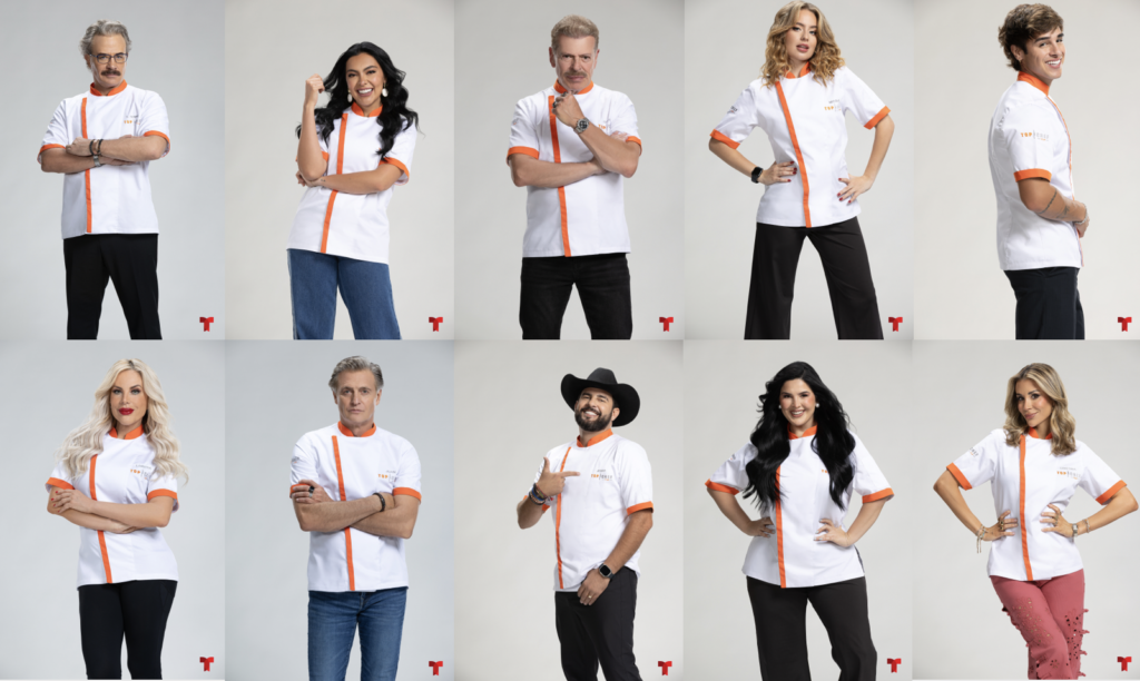 ¿Mejor que el chileno?: Estos son los participantes del “Top Chef VIP” de Telemundo Top Chef VIP Telemundo