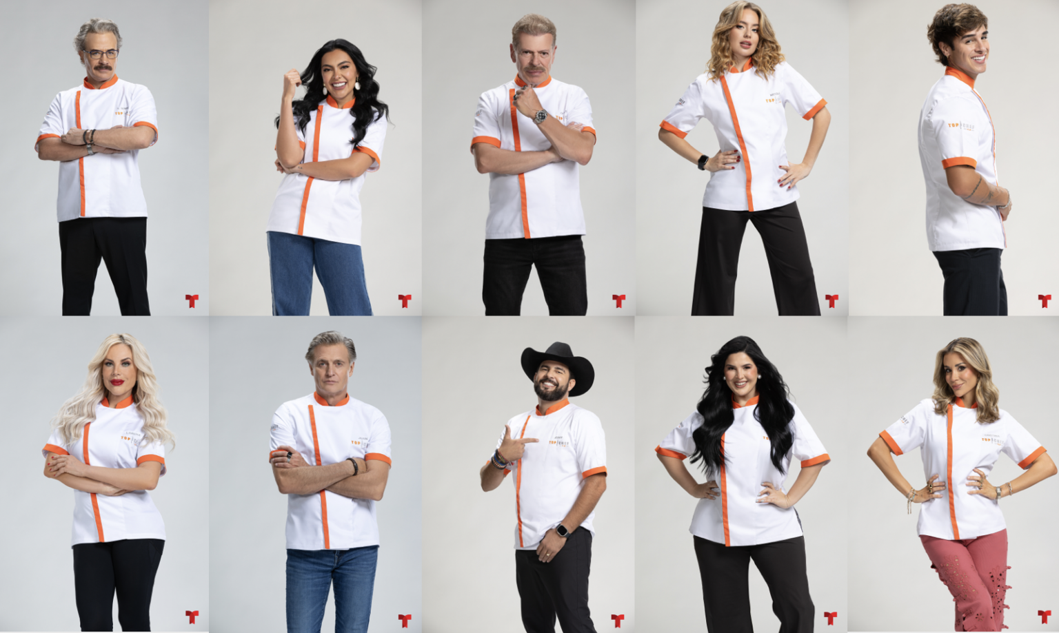 ¿Mejor que el chileno?: Estos son los participantes del “Top Chef VIP” de Telemundo Top Chef VIP Telemundo
