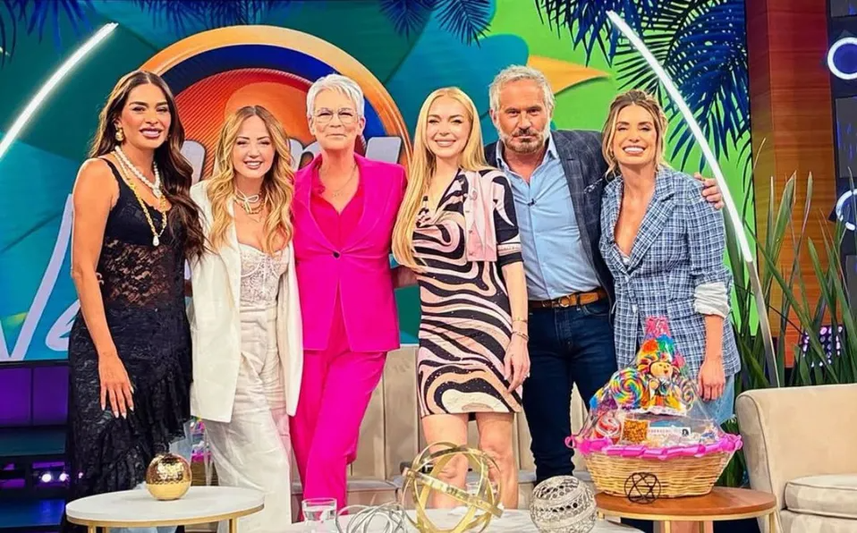 Lindsay Lohan y Jamie Lee Curtis estuvieron en “Hoy”, el matinal de Televisa Lindsay Lohan Jamie Lee Curtis
