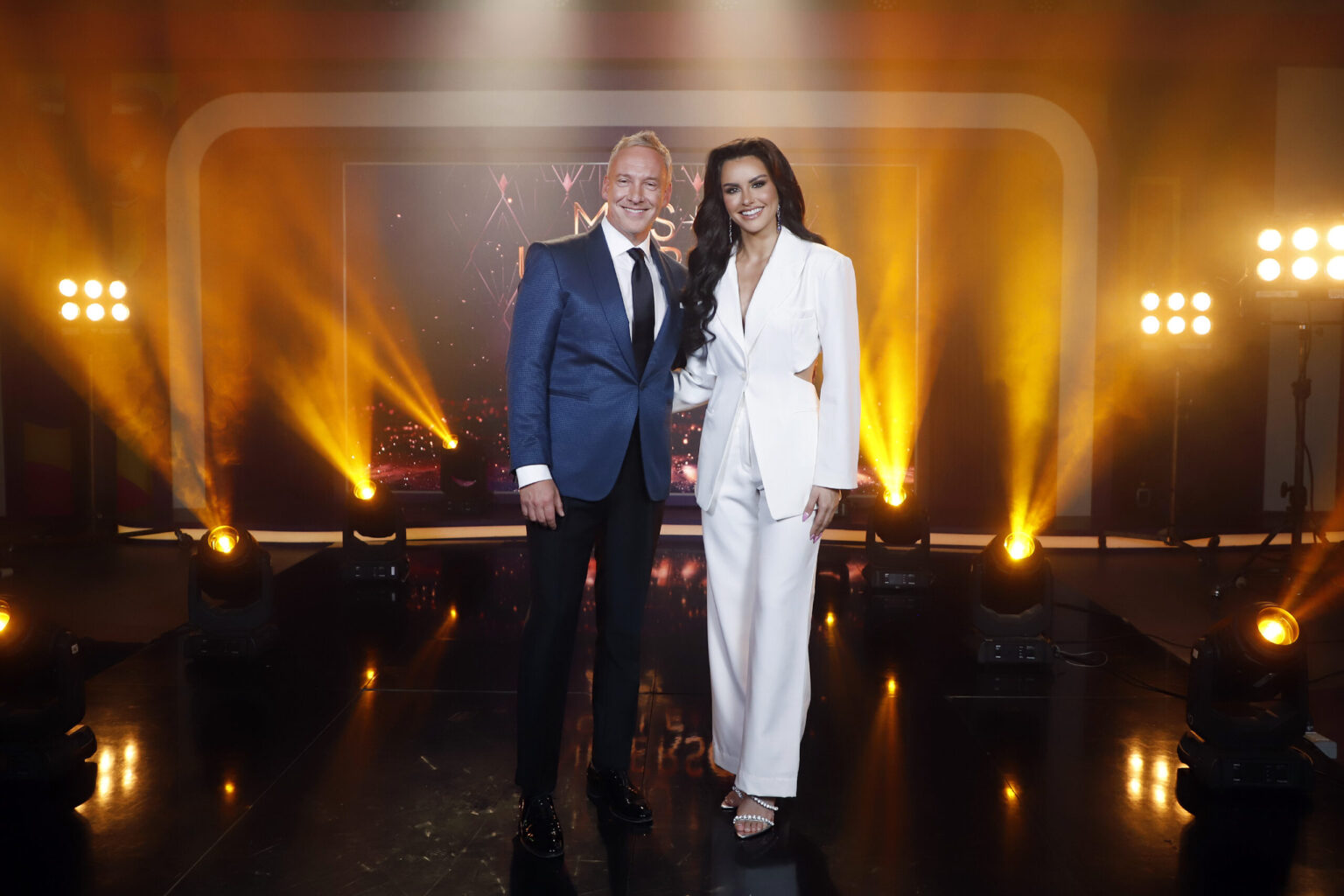 Martín Cárcamo y Emilia Dides animarán “Miss Universo Chile 2025” por las pantallas del 13 Miss Universo Chile 2025