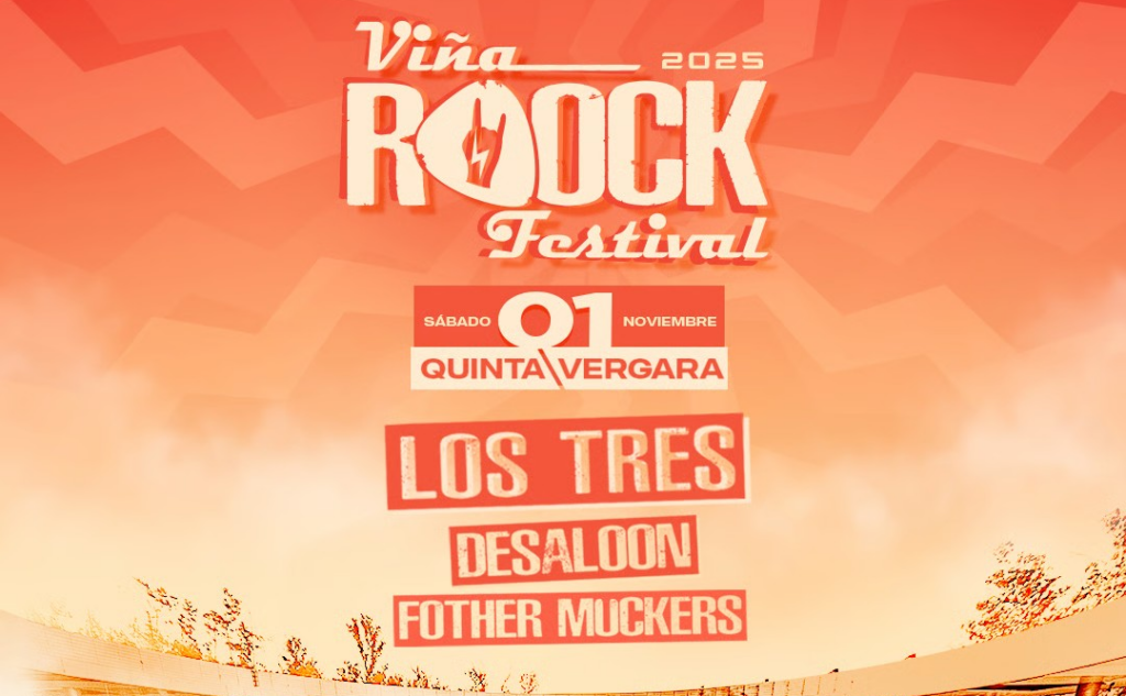 Viña Rock Festival vuelve a tomarse la Quinta Vergara con bandas icónicas como Los Tres, De Saloon y Fother Muckers Viña Rock Festival 2025