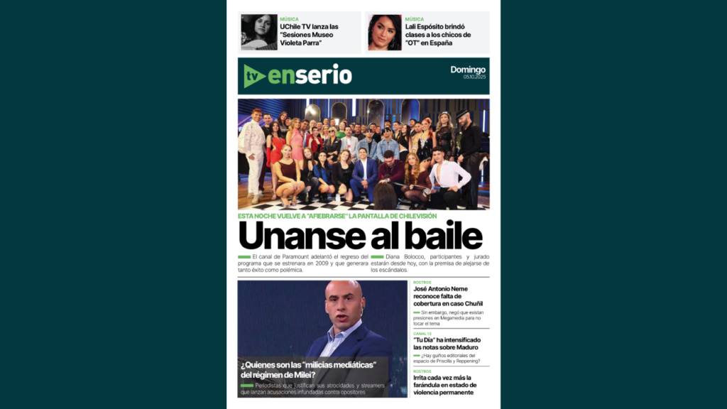 Diario TVenserio – 05/10/2025 | Unanse al baile Diario TVenserio