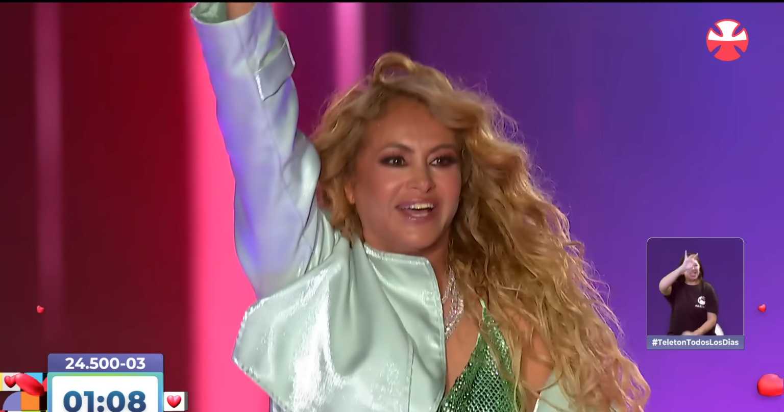 Teletón 2025 Paulina Rubio
