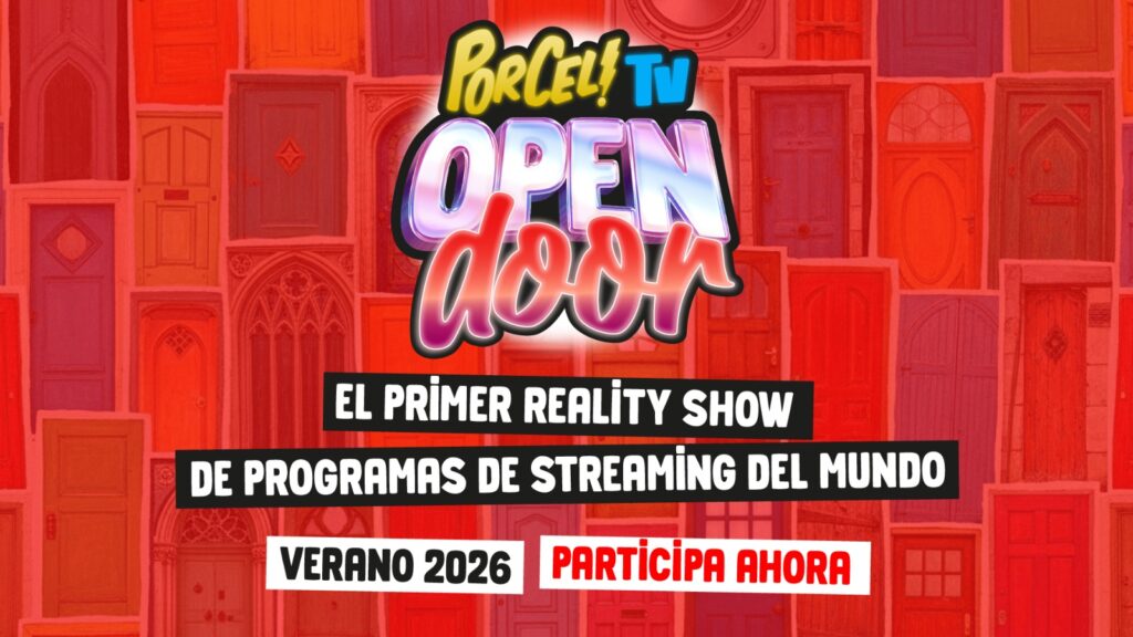 Porcel TV estrena “Open Door”: el primer reality show donde compiten programas de streaming creados por la audiencia Porcel TV Open Door