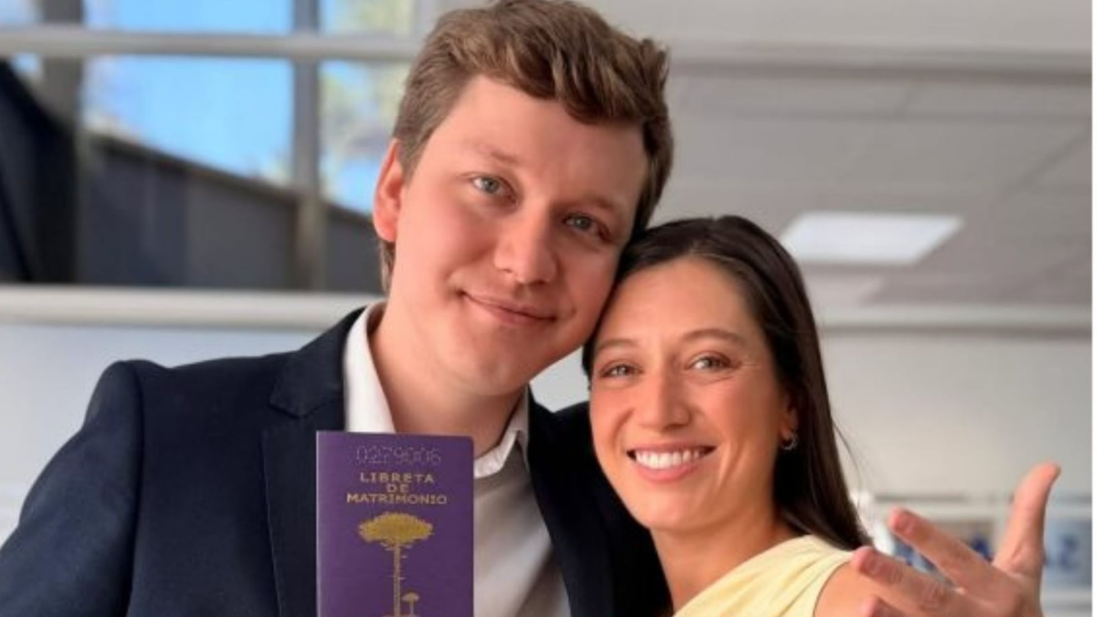 Por eso no estuvo en el año nuevo de Mega: Darynka Marcic contrajo matrimonio civil con Mariano Serce Darynka Marcic