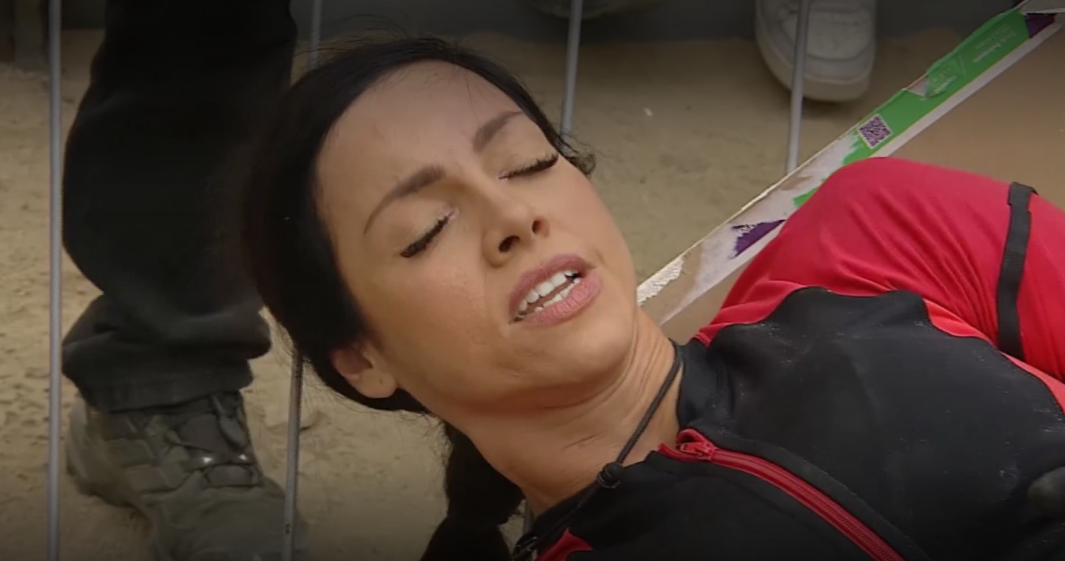 Lesión de Paloma Fiuza