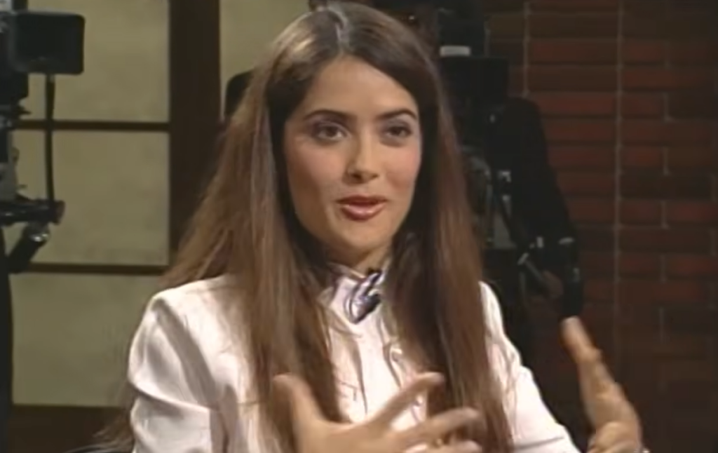 Qué tremenda televisión supimos tener: El día en que Salma Hayek aterrizó en “Noche de ronda” Salma Hayek