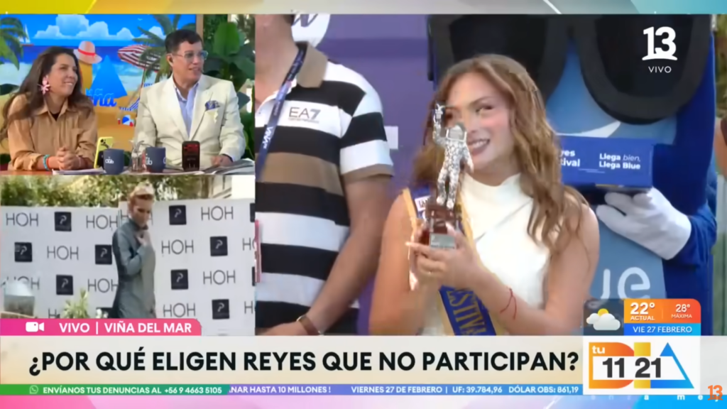 El sesgo de la tradición: El cuestionamiento de Canal 13 a la nueva soberana de Viña Skarleth Labra Canal 13