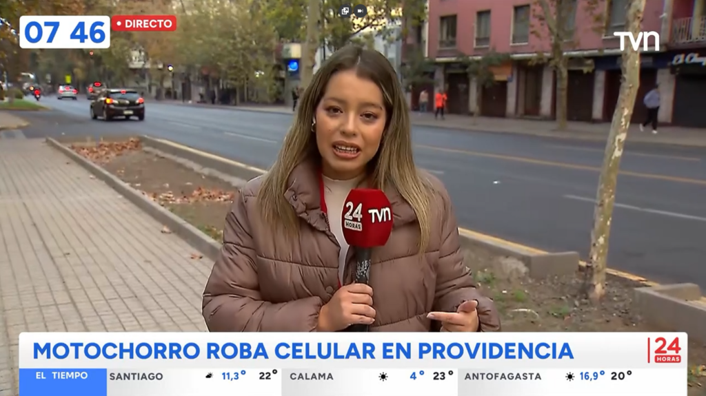 Robo motochorro Providencia