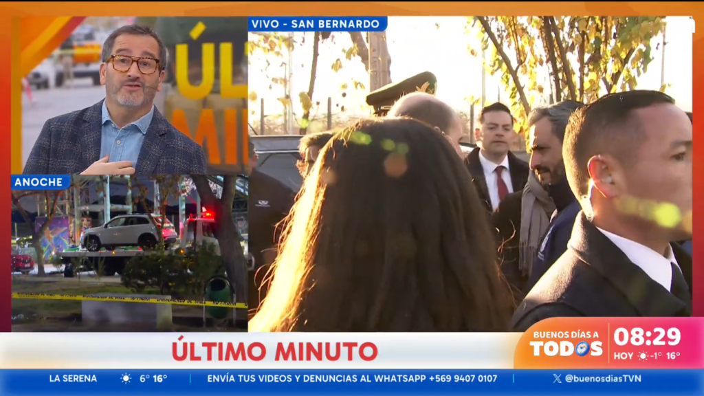 Eduardo Fuentes se quiebra en vivo tras el asesinato de un niño de 12 años en San Bernardo Eduardo Fuentes