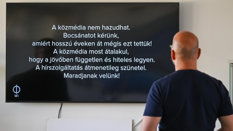 Histórico: TV Pública de Hungría corta sus transmisiones y pide disculpas por “mentir” durante el régimen de Orbán EFE