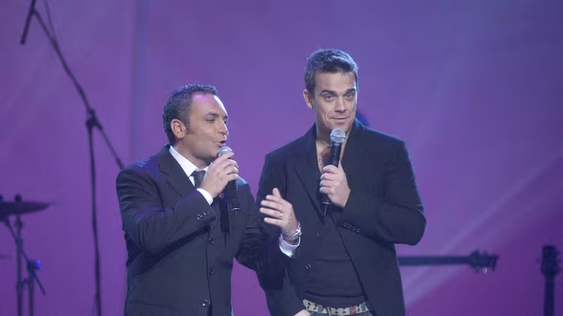 Robbie Williams recuerda su fallida entrevista con Luis Jara: “Fue como estar en ácido” Robbie Williams Luis Jara